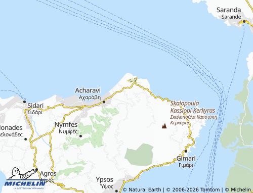 Mapa MICHELIN Vasilika Thinalion - ViaMichelin
