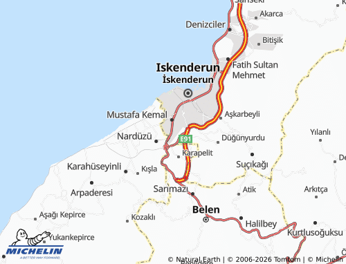 Mappa MICHELIN İsmet İnönü - ViaMichelin