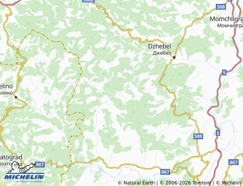 MICHELIN-Landkarte Ustren - ViaMichelin
