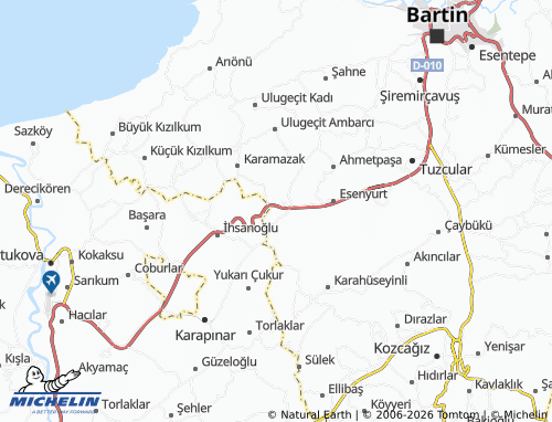 MICHELIN Akmanlar map - ViaMichelin