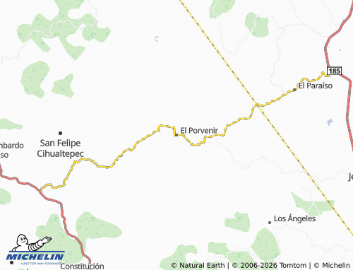 Mappa MICHELIN El Porvenir - ViaMichelin
