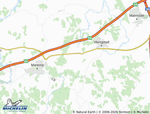 Mappa MICHELIN Sjögestad - ViaMichelin