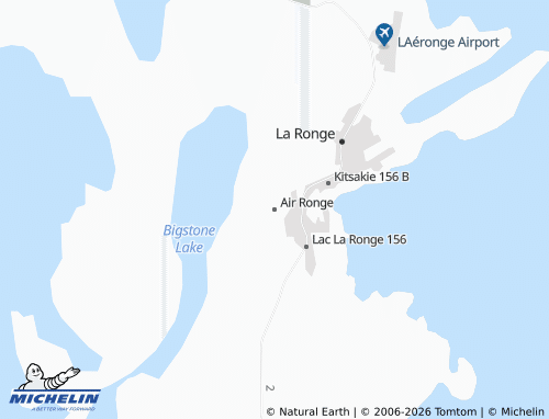 Carte MICHELIN Air Ronge - ViaMichelin