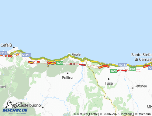 MICHELIN Finale map - ViaMichelin