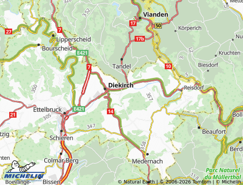 Mappa MICHELIN Gilsdorf - ViaMichelin