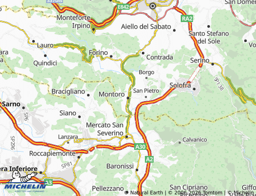Mappa MICHELIN Montoro - ViaMichelin
