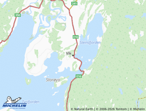 Carte MICHELIN Vik - ViaMichelin