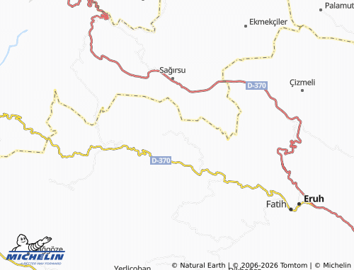 MICHELIN Dalkorur map - ViaMichelin