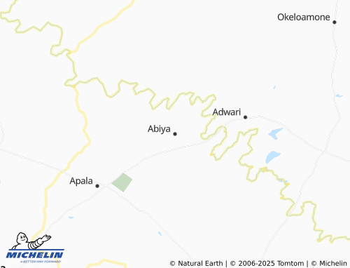 MICHELIN Abiya map - ViaMichelin