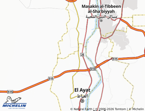 Carte MICHELIN Kafr Hameed - ViaMichelin
