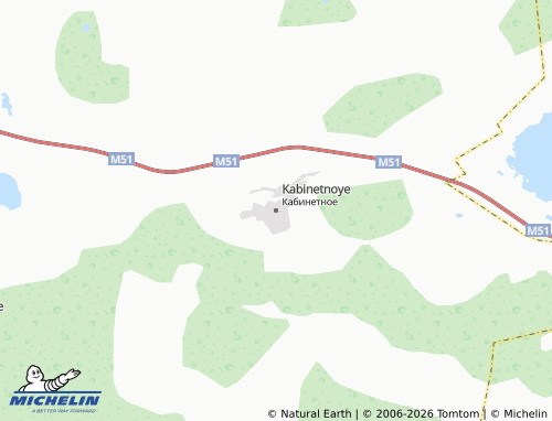 MICHELIN-Landkarte Kabinetnoye - ViaMichelin