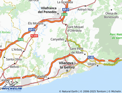 MICHELIN-Landkarte Les Palmeres - ViaMichelin