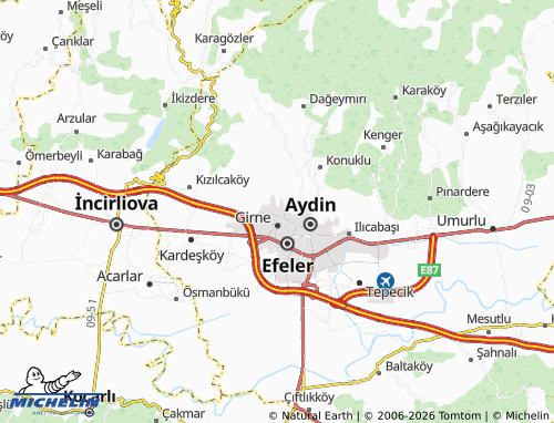 MICHELIN Kemer map - ViaMichelin