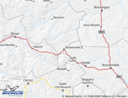 MICHELIN Bossemtélé map - ViaMichelin