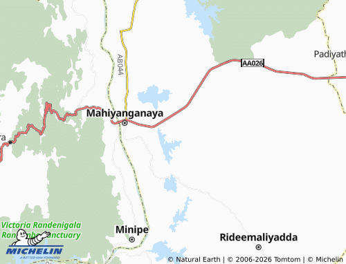 MICHELIN-Landkarte Arawatta - ViaMichelin
