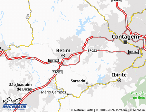 Carte MICHELIN Petrópolis - ViaMichelin