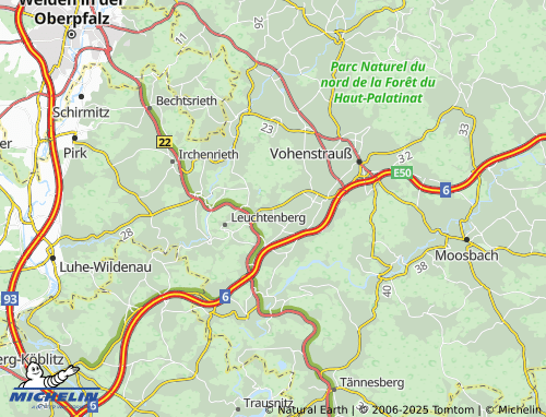 Carte MICHELIN Lerau - ViaMichelin