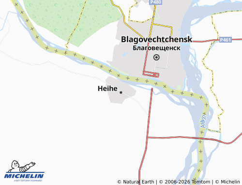 MICHELIN Heihe map - ViaMichelin