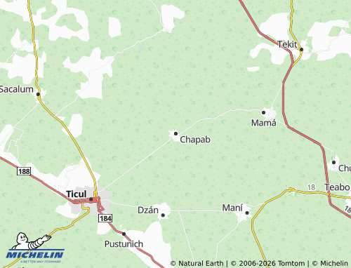 Carte MICHELIN Chapab - ViaMichelin