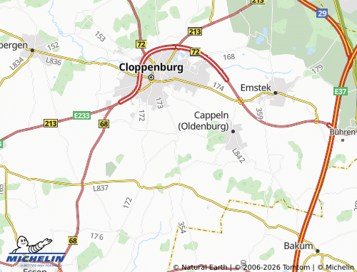MICHELIN Sevelten map - ViaMichelin