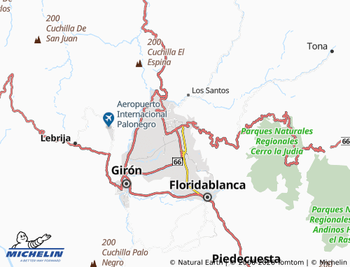 Mapa MICHELIN Antonia Santos - ViaMichelin