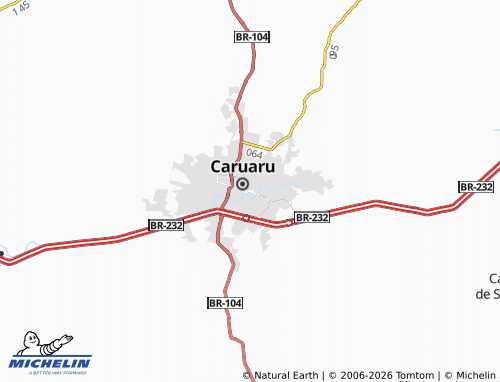 Mapa MICHELIN Nossa Senhora das Dores - ViaMichelin