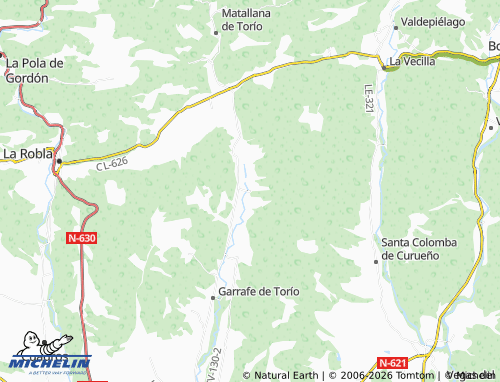 MICHELIN-Landkarte Pedrún de Torío - ViaMichelin