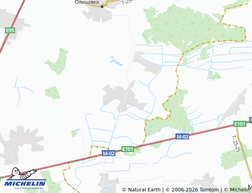 Mappa MICHELIN Khreshchate - ViaMichelin