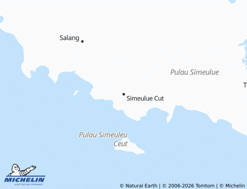 Mappa MICHELIN Simeulue Cut - ViaMichelin