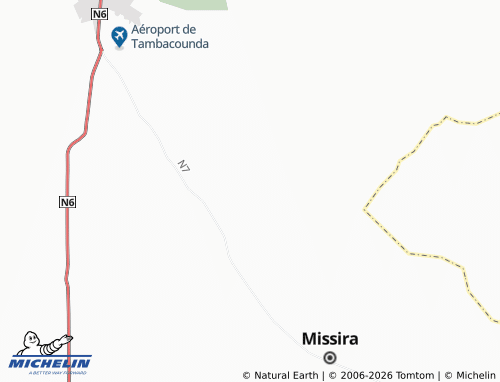 Kaart MICHELIN Kodiamo - ViaMichelin