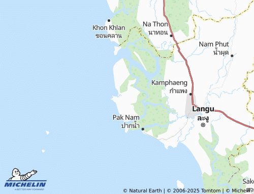 MICHELIN Laem Son map - ViaMichelin