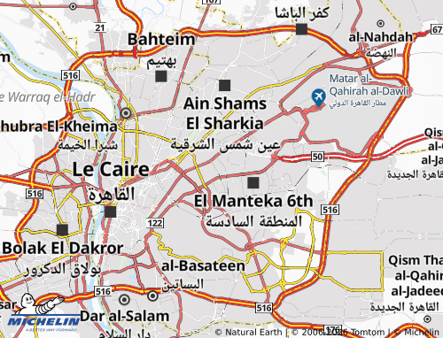 MICHELIN El Tawfiq map - ViaMichelin