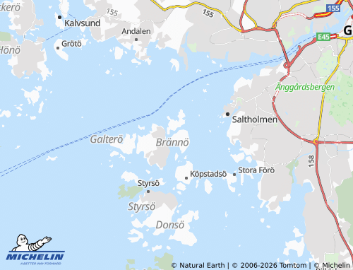 MICHELIN-Landkarte Asperö - ViaMichelin