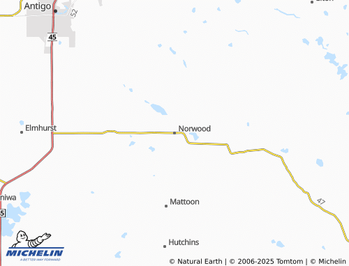 MICHELIN Norwood map - ViaMichelin