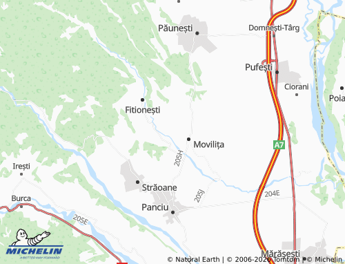 Mapa MICHELIN Frecăței - ViaMichelin