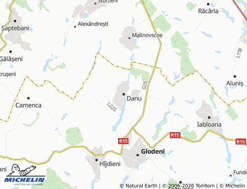 Mappa MICHELIN Danu - ViaMichelin