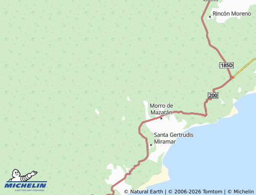 Mappa MICHELIN San Vicente Mazatán - ViaMichelin