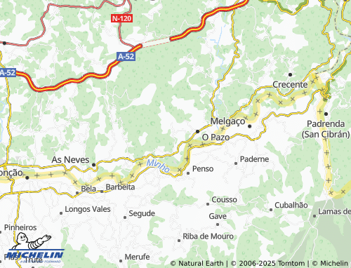 MICHELIN-Landkarte Lavandeira - ViaMichelin