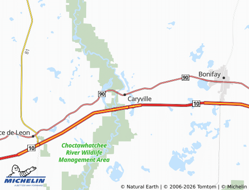Mappa MICHELIN Caryville - ViaMichelin