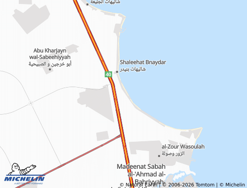 MICHELIN Az Zour-Sulah Block 1 map - ViaMichelin