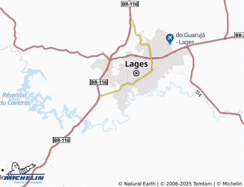 MICHELIN Santa Catarina map - ViaMichelin