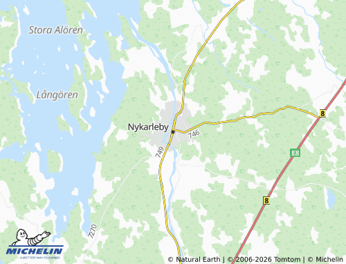 Carte MICHELIN Nykarleby - ViaMichelin