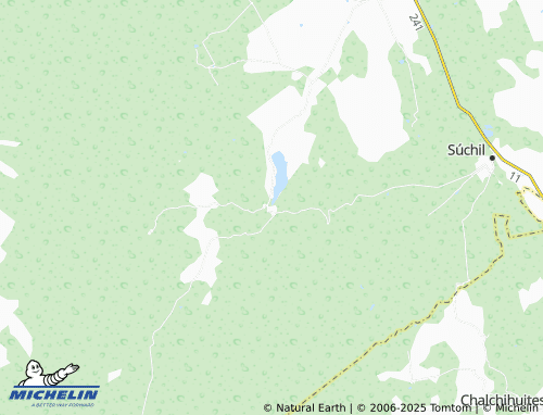 MICHELIN San Miguel de La Michilia map - ViaMichelin
