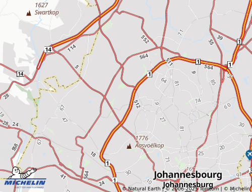 MICHELIN Kelly Ridge map - ViaMichelin