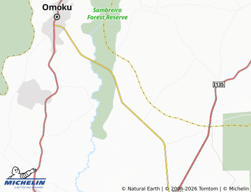 MICHELIN Egbede map - ViaMichelin