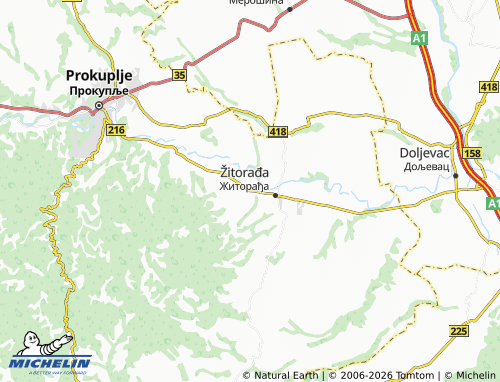 Mapa MICHELIN Rečica - ViaMichelin