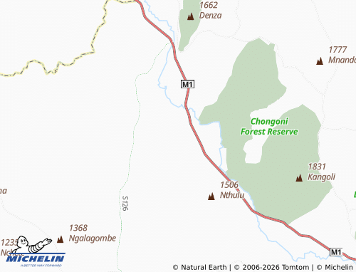 MICHELIN Kabango map - ViaMichelin