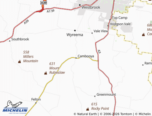 MICHELIN-Landkarte Cambooya - ViaMichelin