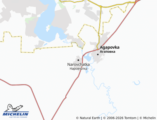 MICHELIN-Landkarte Narovchatka - ViaMichelin