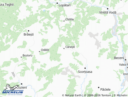 MICHELIN Cănești map - ViaMichelin